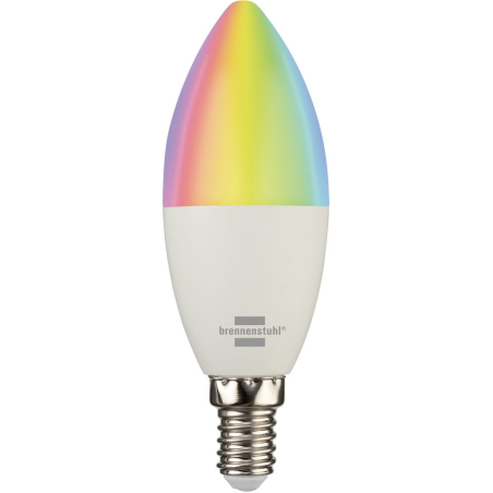 bec led rgb smart brennenstuhl e14, control din aplicatie