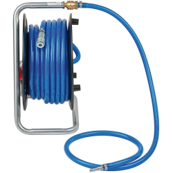 furtun aer comprimat compresor brennenstuhl cu tambur, anti rasucire, 20m, o 6 12mm, 15 bari