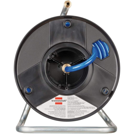 furtun aer comprimat compresor brennenstuhl cu tambur, anti rasucire, 20m, o 6 12mm, 15 bari