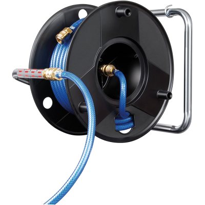 furtun aer comprimat compresor brennenstuhl cu tambur, anti rasucire, 20m, o 6 12mm, 15 bari