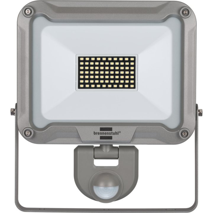 proiector led cu senzor de miscare brennenstuhl  jaro 5000 p,  50w, ip44, 4770 lumeni, senzor 10m