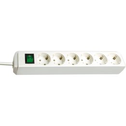 prelungitor brennenstuhl eco-line 6 prize, 3m h05vv-f 3g1,5, alb