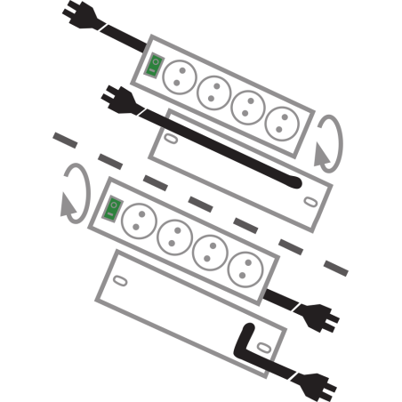 prelungitor brennenstuhl primera-line 4 prize 1.5m, h05vv-f 3g1,5,  argintiu
