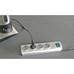 prelungitor brennenstuhl primera-line 4 prize 1.5m, h05vv-f 3g1,5,  argintiu