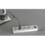 prelungitor brennenstuhl primera-line 4 prize 1.5m, h05vv-f 3g1,5,  argintiu