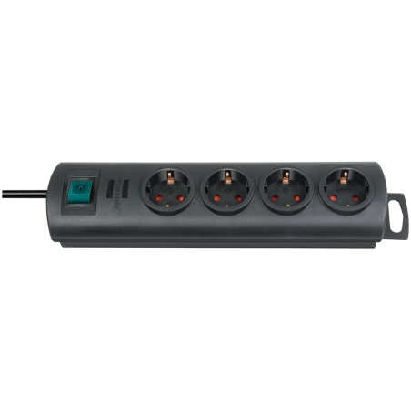 prelungitor brennenstuhl primera-line 4 prize 1.5m, h05vv-f 3g1,5, negru