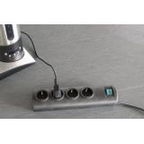 prelungitor brennenstuhl primera-line 4 prize 1.5m, h05vv-f 3g1,5, negru