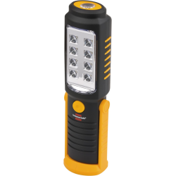 lanterna de lucru led brennenstuhl 8+1 smd-led multifunctionala, 250 +100 lumeni