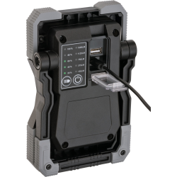 proiector led podea portabil brennenstuhl rufus 1500 ma, acumulator reincarcabil usb-c, 15w cob led, 1500lm, 15w ip65, powerbank