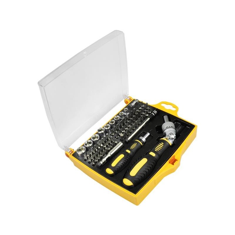 Set de biți, Set de biți cu șurubelnițe FIELDMANN FDG 5004-79R 79buc -1, dioda.ro