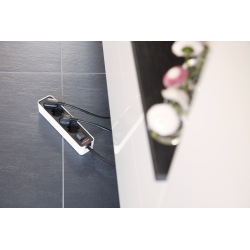 prelungitor brennenstuhl ecolor 4 prize, 1.5m h05vv-f 3g1,5 alb negru