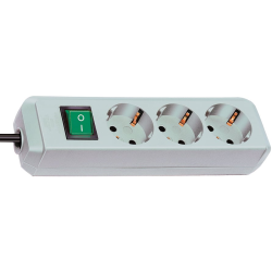 prelungitor brennenstuhl eco-line 3 prize, 1.5m h05vv-f 3g1,5 alb