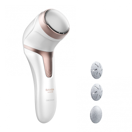 pila electrica pentru calcaie cecotec  bamba skincare pure, 3 discuri diferite
