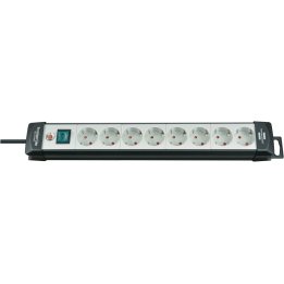 prelungitor brennenstuhl premium-line 8 prize, protectie supratensiune, intrerupator, 3m h05vv-f 3g1,5