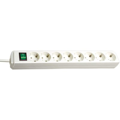 prelungitor brennenstuhl eco-line 8 prize, 3m h05vv-f 3g1,5, alb