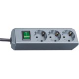 prelungitor brennenstuhl eco-line 3 prize, 1.5m h05vv-f 3g1,5 gri