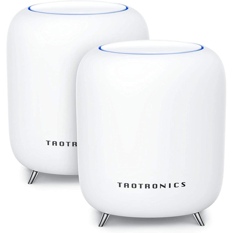 sistem wi-fi mesh taotronics tri-band (2-pack) ac3000 gigabit cu acoperire completa pentru casa