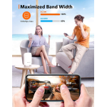 sistem wi-fi mesh taotronics tri-band (2-pack) ac3000 gigabit cu acoperire completa pentru casa