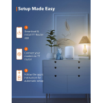 sistem wi-fi mesh taotronics tri-band (2-pack) ac3000 gigabit cu acoperire completa pentru casa