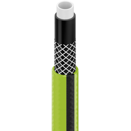 furtun pentru gradina cellfast quattro cu 4 straturi, 1 2  , armat, 50m, protectie uv