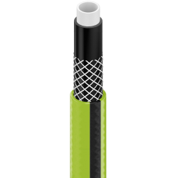 set furtun pentru gradina cellfast quattro cu 4 straturi, 1 2  , armat, 15m, protectie uv, stropitor, conector