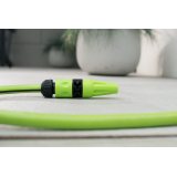 set furtun pentru gradina cellfast quattro cu 4 straturi, 1 2  , armat, 15m, protectie uv, stropitor, conector