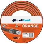 furtun pentru gradina cellfast orange cu 5 straturi, 3 4  , armat, 50m, protectie uv, antirasucire