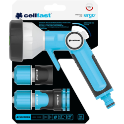 set pistol cu 4 functii cellfast ergo conectori 1 2   - 5 8