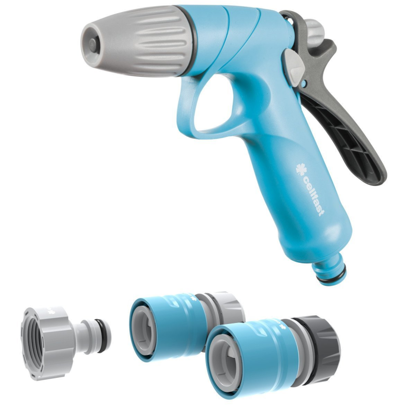 set pistol pentru stropit cellfast ideal, conectori 1 2 - 5 8 set pistol pentru stropit cellfast ideal, conectori 1 2 - 5 8