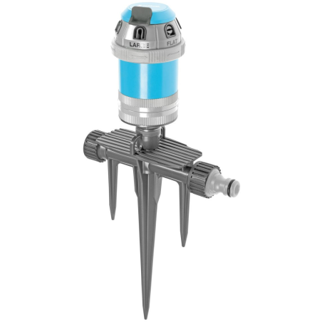 aspersor pulsatoriu cu tarus triplu cellfast power ideal,  6 moduri stropire, 346mp
