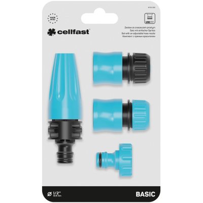 set duza reglabila cellfast basic, conector 1 2   - 5 8