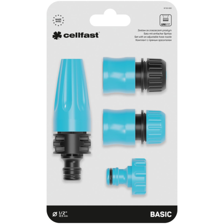 set duza reglabila cellfast basic, conector 1 2   - 5 8