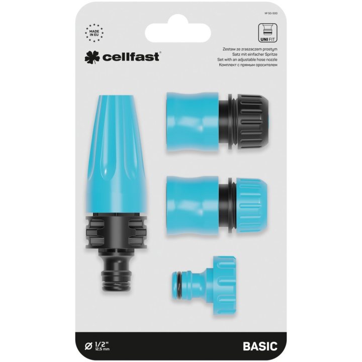 set duza reglabila cellfast basic, conector 1 2   - 5 8