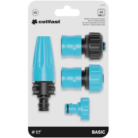 set duza reglabila cellfast basic, conector 3 4