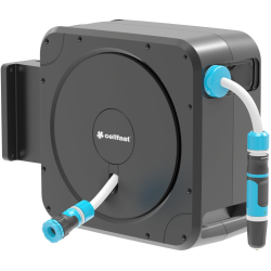 furtun cu tambur automat cellfast ergo, 20m, 1 2  , accesorii incluse