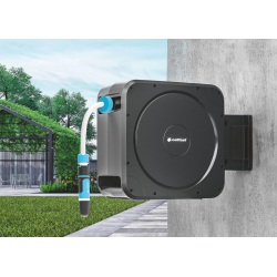 furtun cu tambur automat cellfast ergo, 20m, 1 2  , accesorii incluse