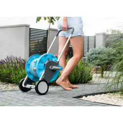 carucior cu tambur pentru furtun de gradina cellfast compact, 1 2  , 45m