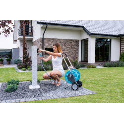 carucior cu tambur pentru furtun de gradina cellfast compact, 1 2  , 45m