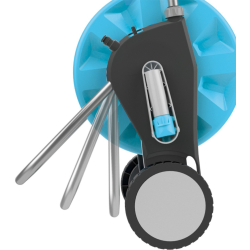 carucior cu tambur pentru furtun de gradina cellfast compact, 1 2  , 45m