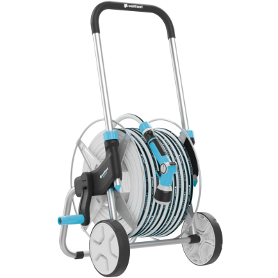 furtun cu tambur cellfast explorer, furtun pentru gradina multiflex atsv 1 2  , 25m, accesorii incluse