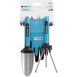 set 2 unelte si manusi pentru gradina ergo cellfast