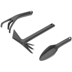 set 3 unelte pentru gradina basic cellfast - negru set 3 unelte pentru gradina basic cellfast - negru