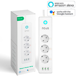 prelungitor smart nous a5, wifi, 15w. 3.1a