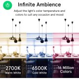 bec led rgb smart nous p4, e14, control din aplicatie