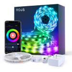 banda led smart nous f2 wifi, 10 metri, control app