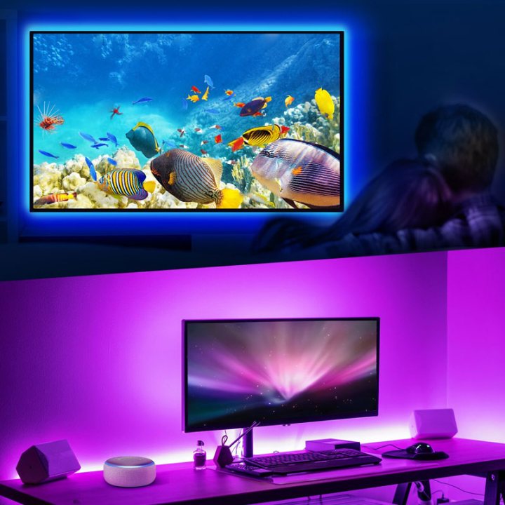 banda led smart nous f2 wifi, 10 metri, control app