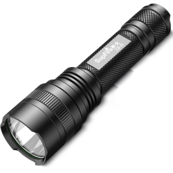 lanterna supfire c8-h, 15w, led, 1500 lm, 4000 mah, 5 moduri, rezistenta la apa, incarcare usb, negru