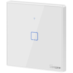 intrerupator smart  cu touch wifi + rf 433 sonoff t2eu1c tx, (1 canal)