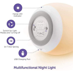 lampa de veghe vava va-cl009 led, rgb, cu reglare touch a intensitatii, lumina calda