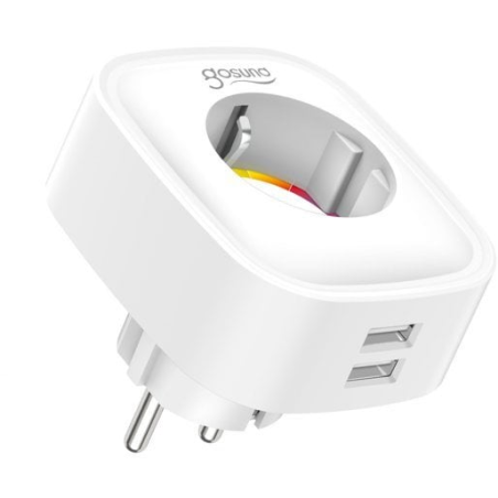 priza inteligenta wifi gosund sp112, 16a, 2x usb, monitorizare consum energie